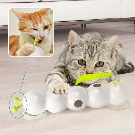 Caterpillar Teasing Cat Toy Motion Activated