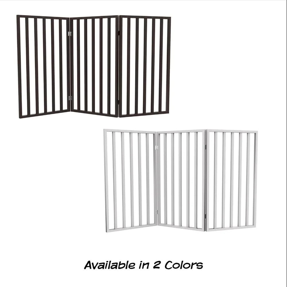 3-Panel Folding Pet Gate