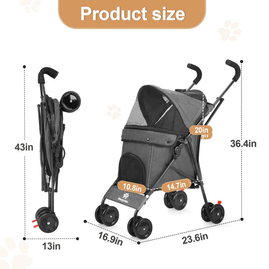 Travel Portable Pet Stroller