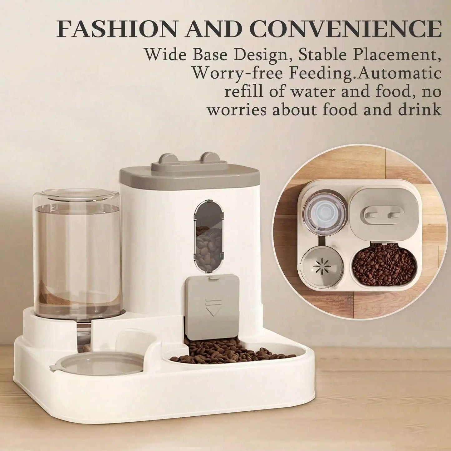 Gravity Feeder And Water Dispenser
