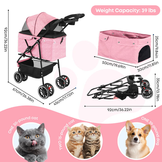 Pet Stroller For Small Pets
