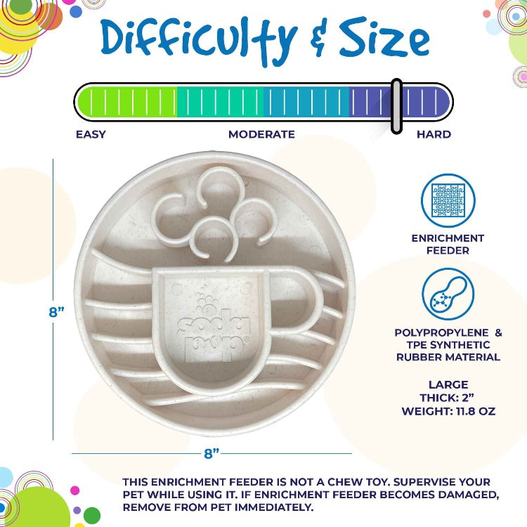 Java Deep Slow Feeder Dog Bowl