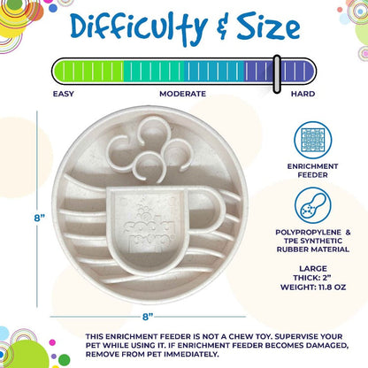 Java Deep Slow Feeder Dog Bowl