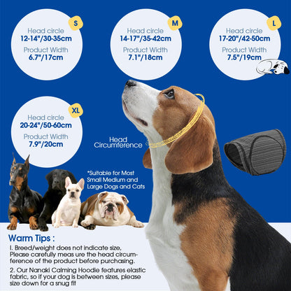 Soft Dog Ear Cover For Loud Noises, Thunderstorm & Fireworks