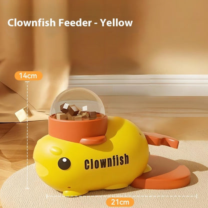 Cartoon Press Dog Toy Food Feeder