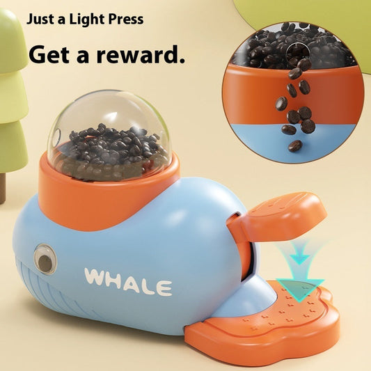 Cartoon Press Dog Toy Food Feeder
