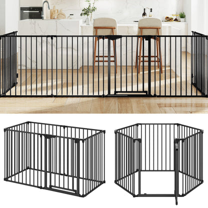 Extra Wide Pet Gate Fits 34.5-154"