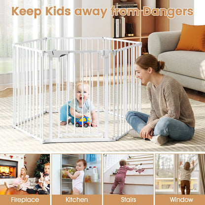 Extra Wide Pet Gate Fits 34.5-154"