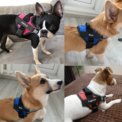 Dog Harness Reflective Breathable Adjustable Pet