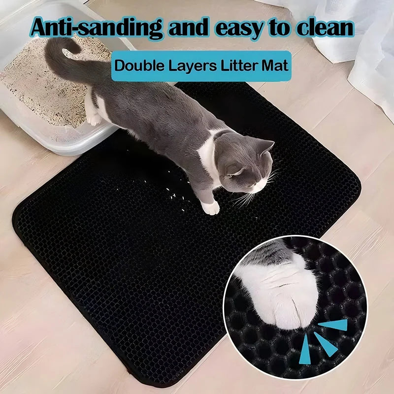 Cat Litter Mat Double Layer Waterproof
