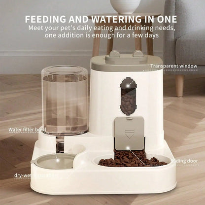 Gravity Feeder And Water Dispenser