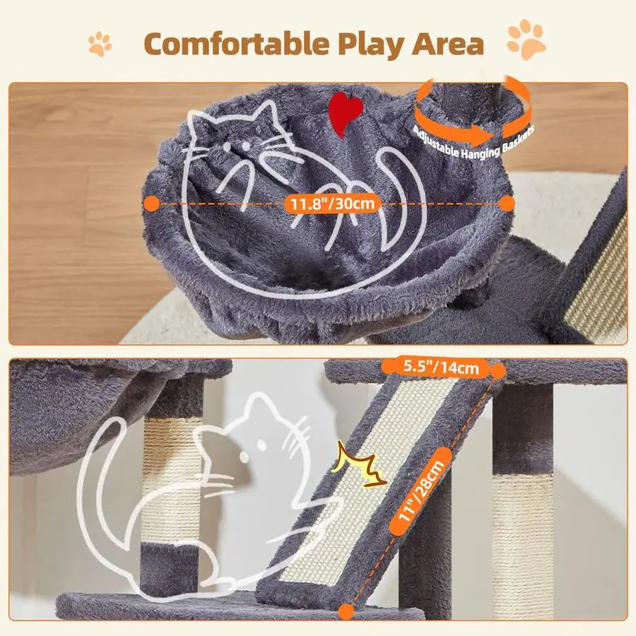 Cat Tree Tower 38.5 inch