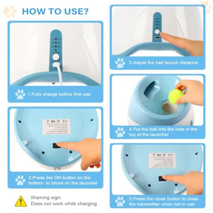 Automatic Ball Launcher for Dogs: