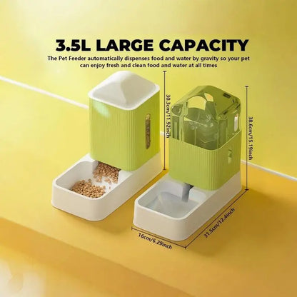 3.5L Large Capacity Automatic Dog Cat Feeder