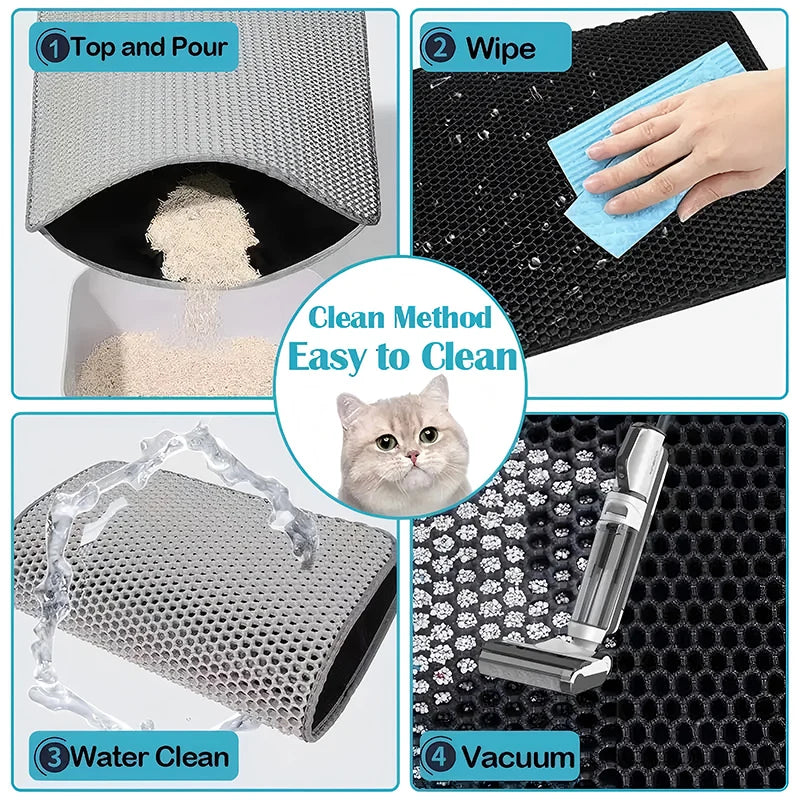 Cat Litter Mat Double Layer Waterproof