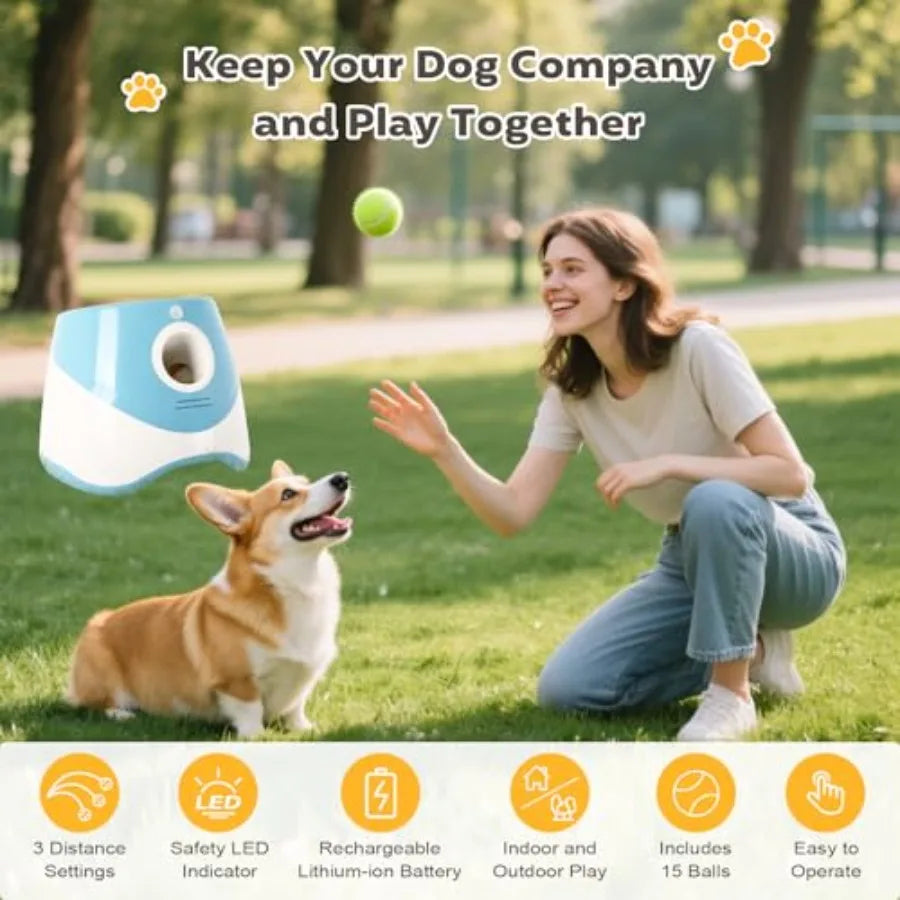 Automatic Ball Launcher for Dogs: