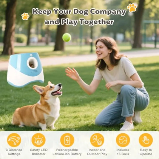 Automatic Ball Launcher for Dogs: