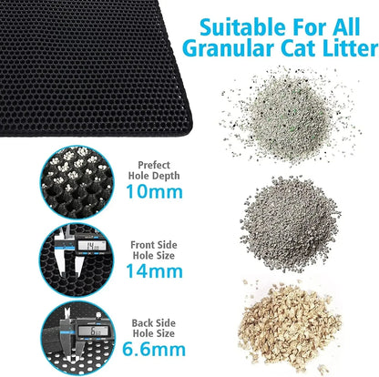 Cat Litter Mat 2-Layer Design Premium