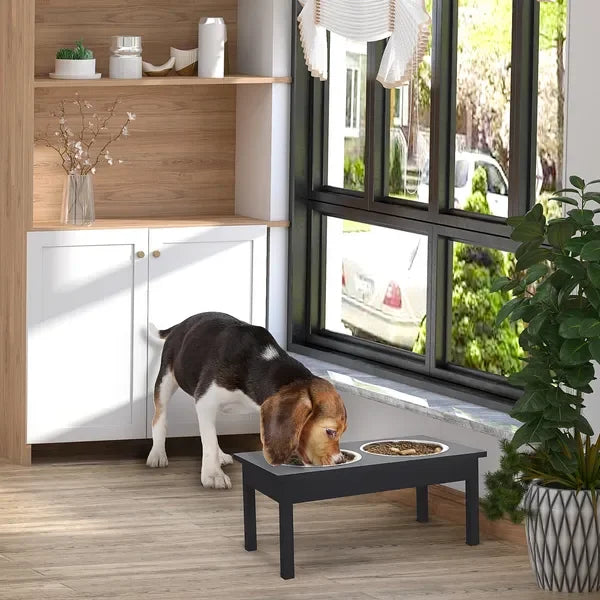 2 StainlSteel Pet Bowls, 23'L