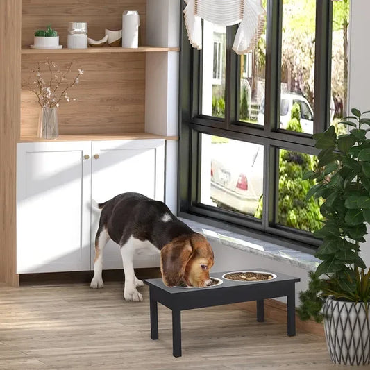 2 StainlSteel Pet Bowls, 23'L