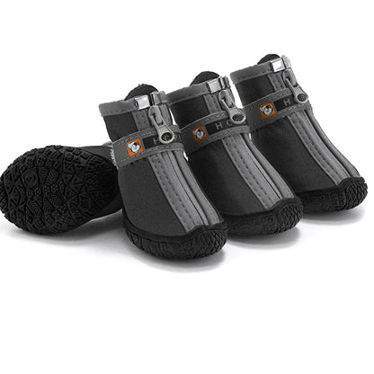 Dog Shoes Non-Slip Soles Thick Plush Protection