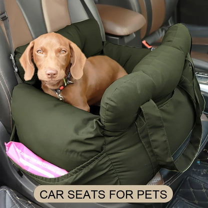 Dog Car Seat with Safety Belt