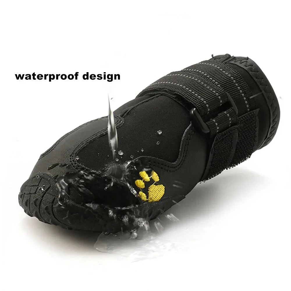 Waterproof Dog Shoes Anti-Slip Rubber Booties