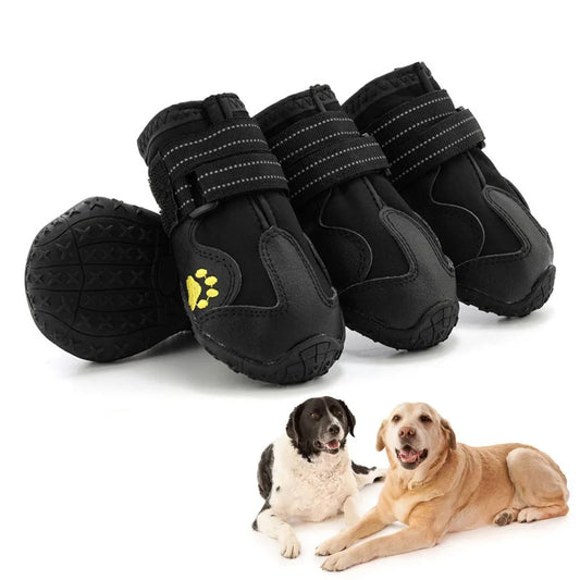 Waterproof Dog Shoes Anti-Slip Rubber Booties