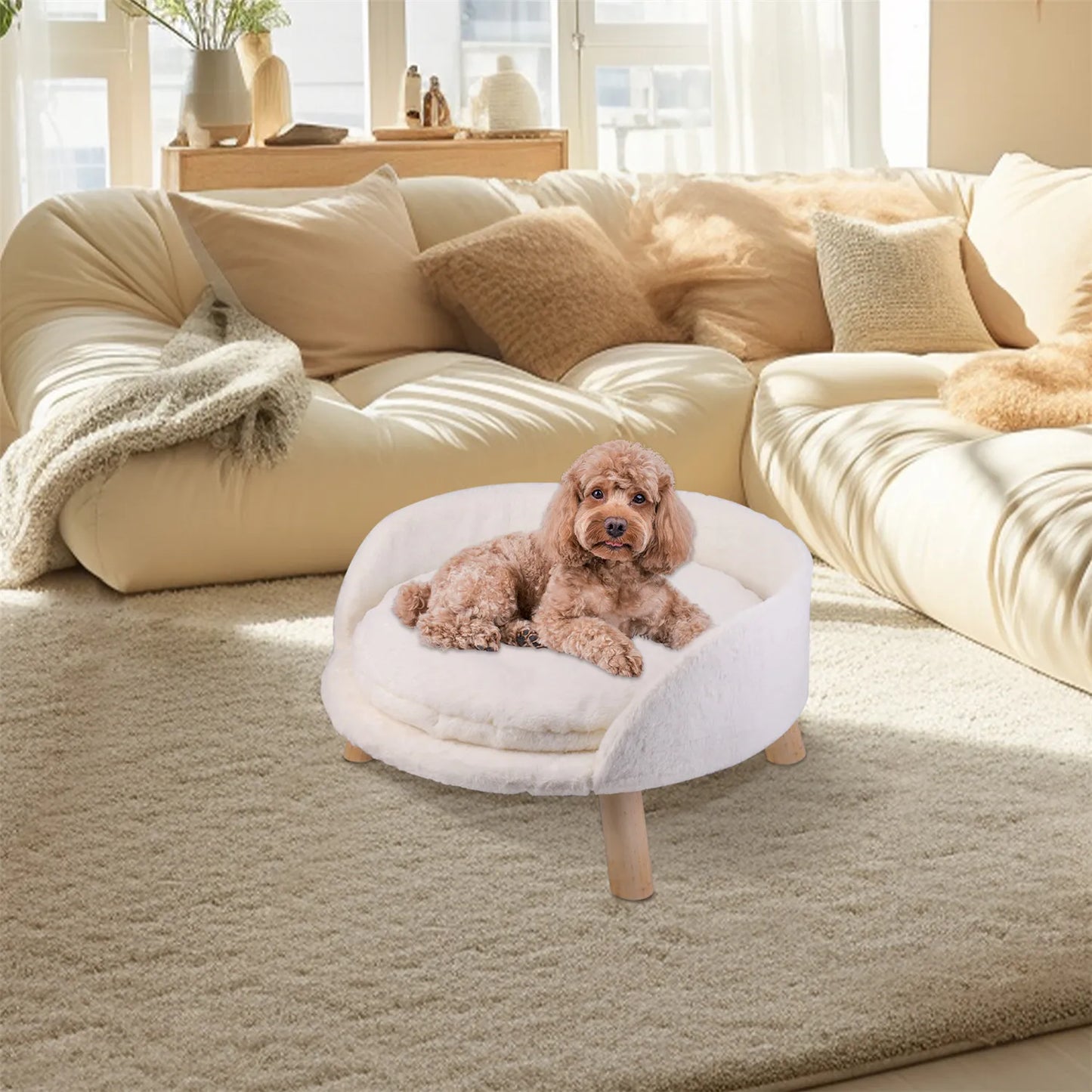 Pet Raised Sofa Bed Chair