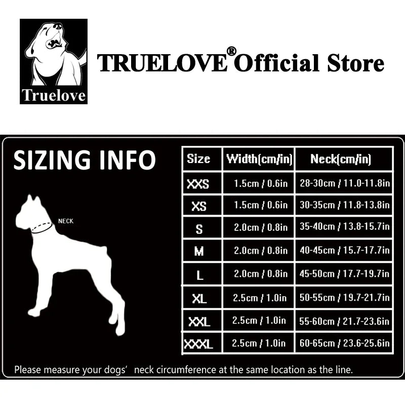 Truelove Pet Collar Nylon Adjustable