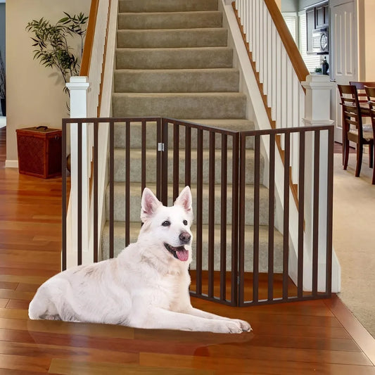 3-Panel Folding Pet Gate