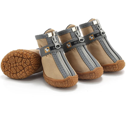 Dog Shoes Non-Slip Soles Thick Plush Protection