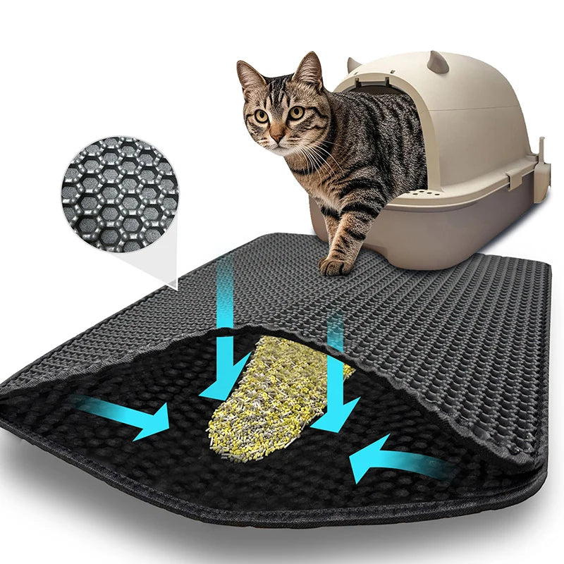 Cat Litter Mat Double Layer Waterproof