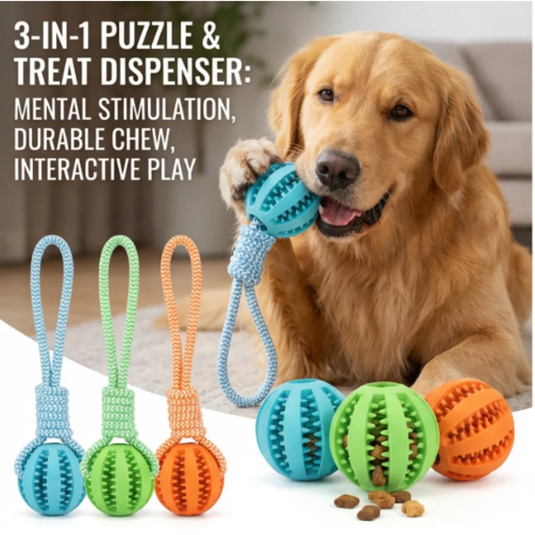 Durable Braided Rope Chew Toy Ball