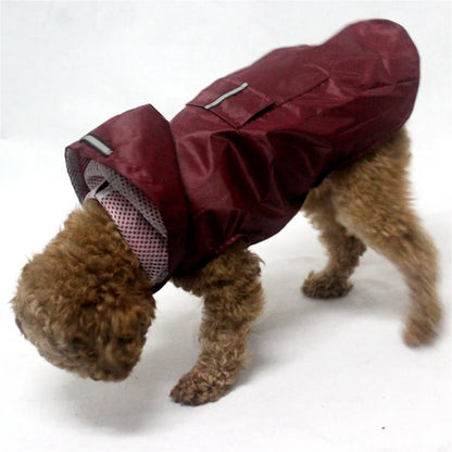 Reflective Waterproof Dog Raincoat