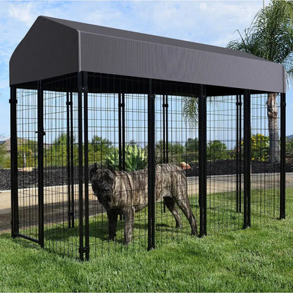 Pet Run Enclosure, Playpen with Roof