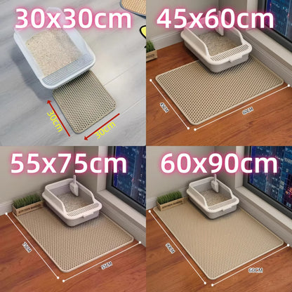 Cat Litter Mat 2-Layer Design Premium