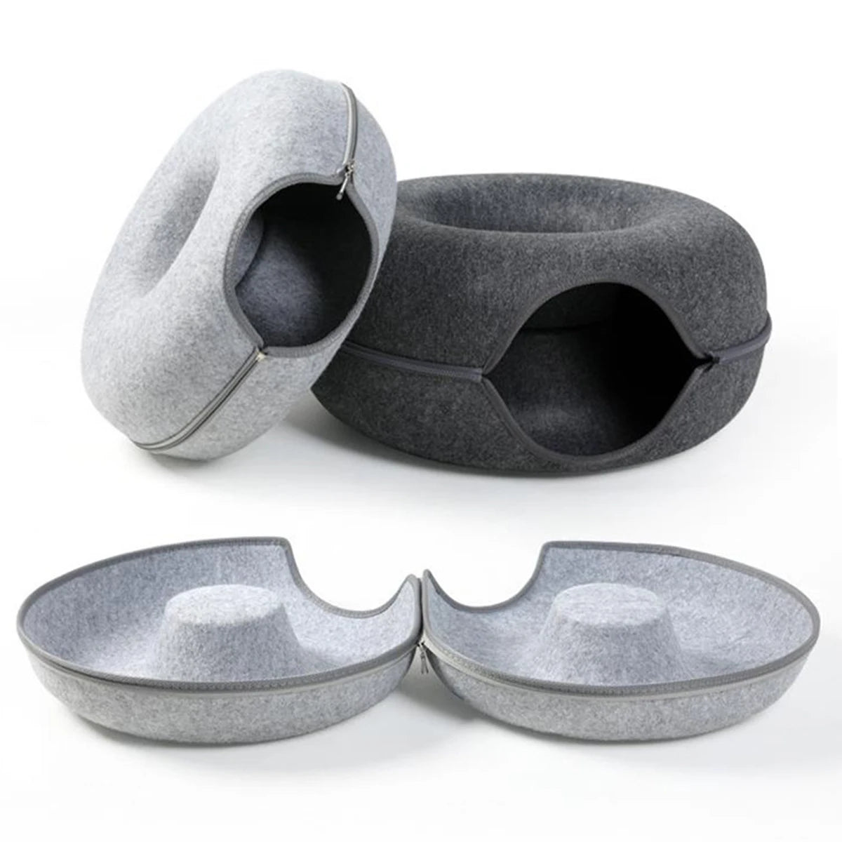Interactive Round Small Cat Tunnel Nest