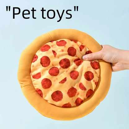 Squeaky Plush Pizza