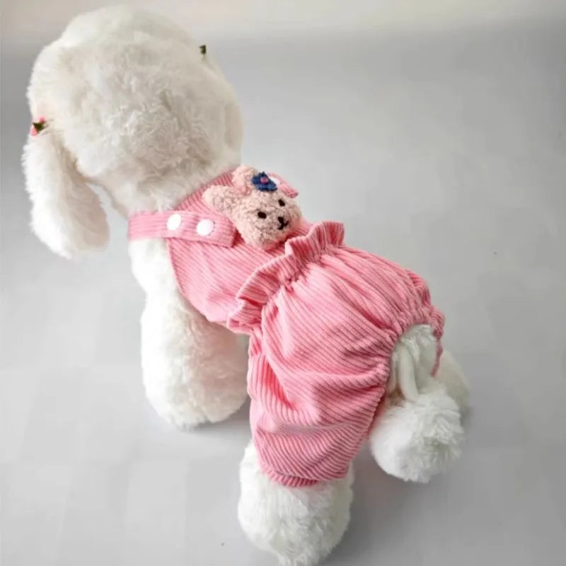 Cute Dog Jumpsuit Clothes