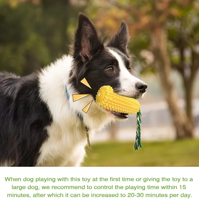 Indestructible Dog Chew Toy Heavy-Duty Rubber