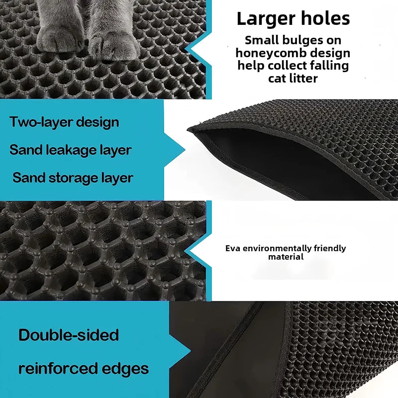 Cat Litter Mat Double Layer Waterproof