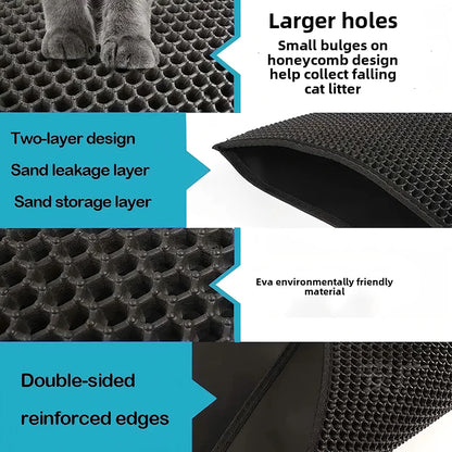 Cat Litter Mat Double Layer Waterproof