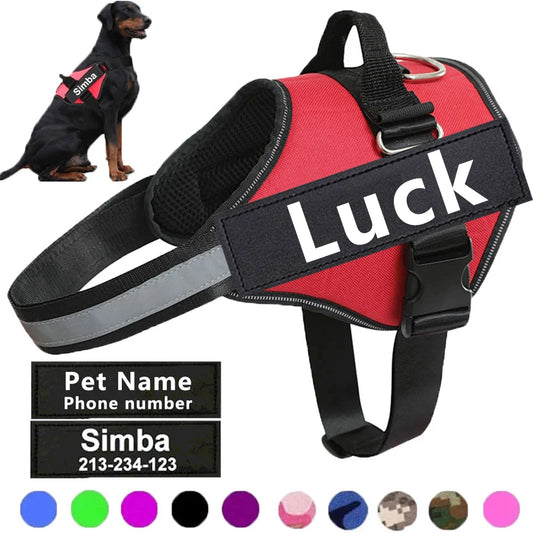 Dog Harness NO PULL Reflective Breathable Adjustable