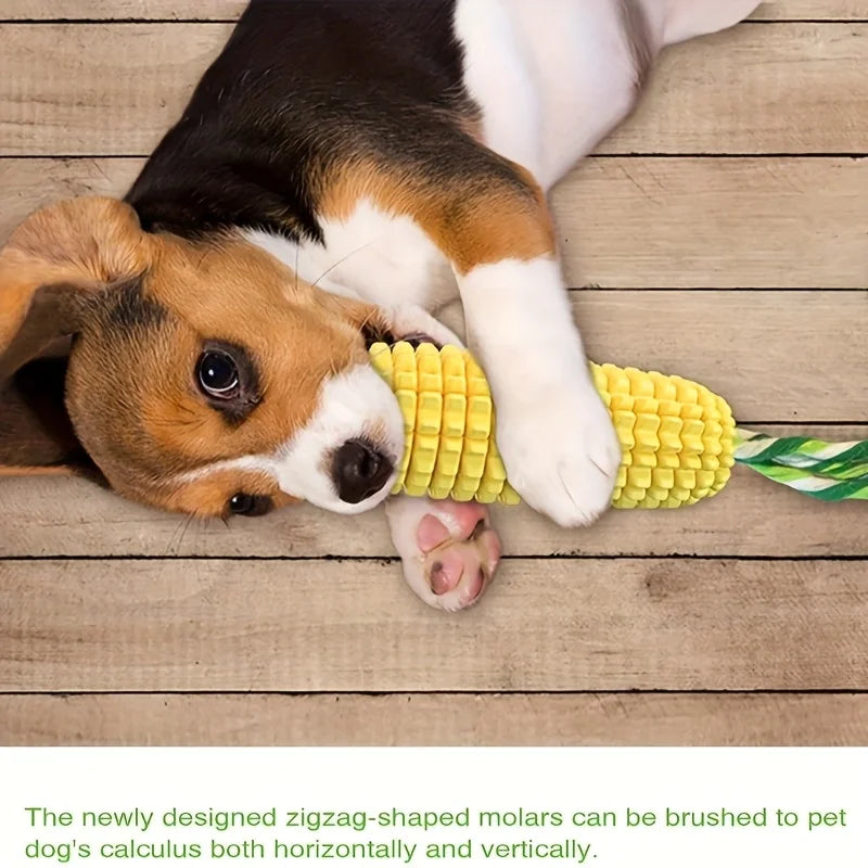 Indestructible Dog Chew Toy Heavy-Duty Rubber