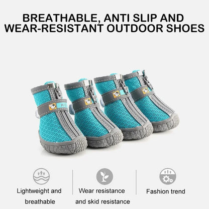 Dog Shoes Non-Slip Soles Thick Plush Protection