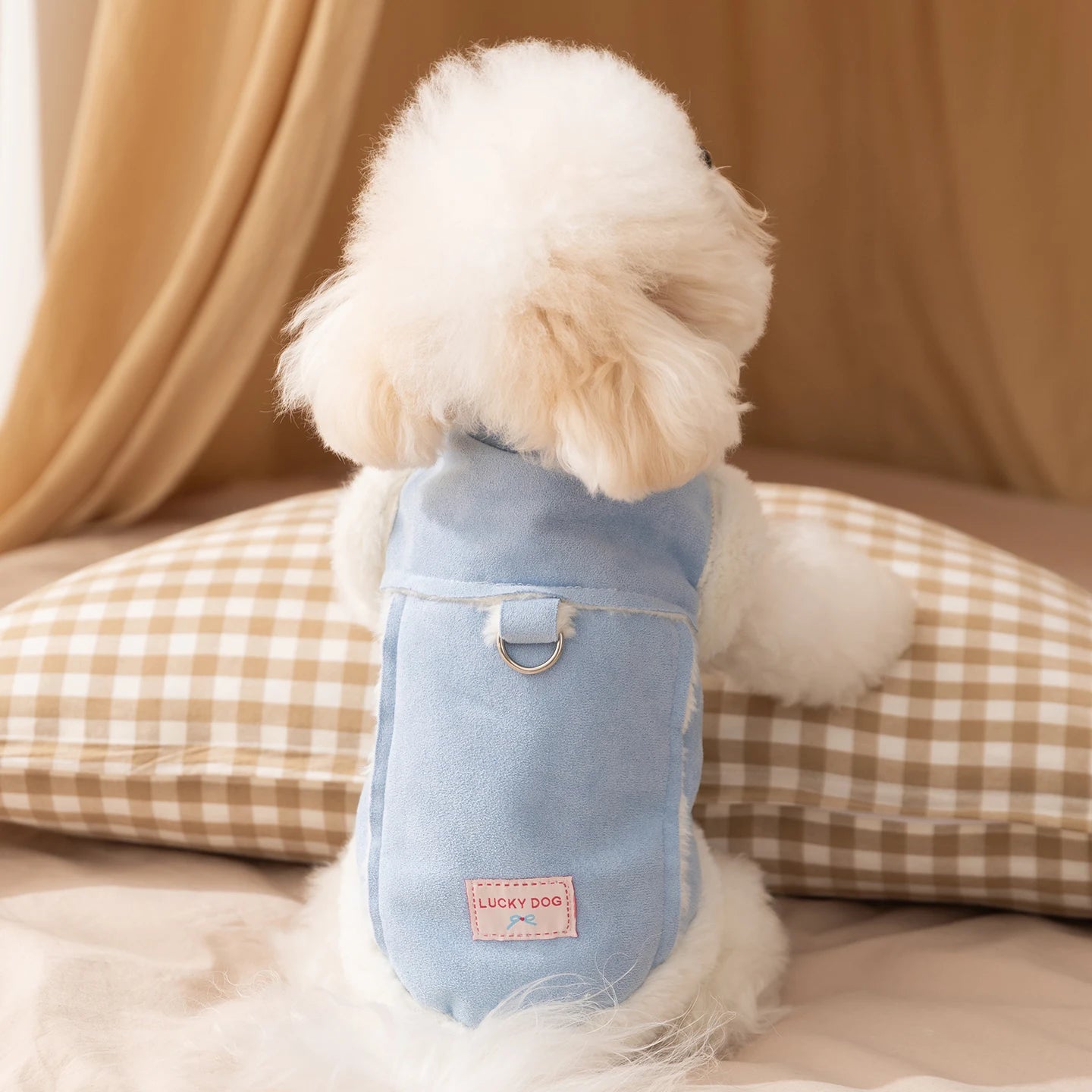 Padded Coat Solid-Color Dog Clothes