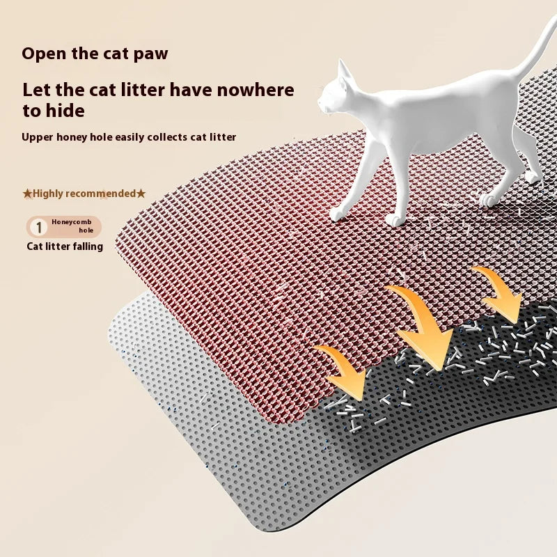 Cat Litter Mat 2-Layer Design Premium