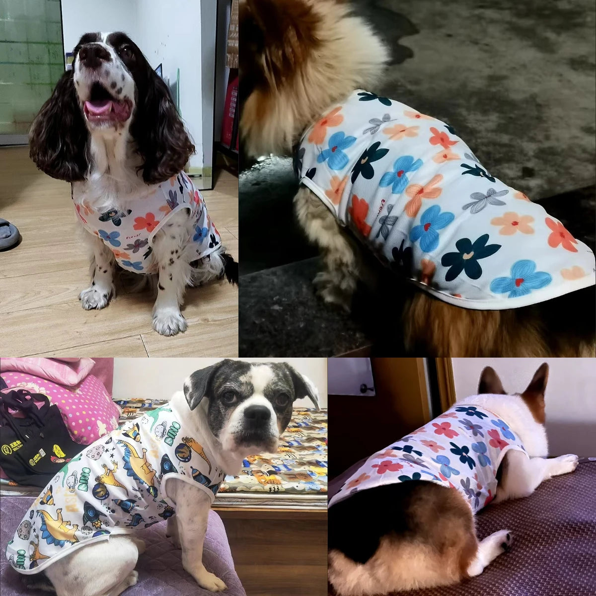Cute Summer Dog Cooling Vest