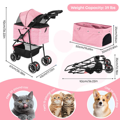 Pet Stroller For Small Pets